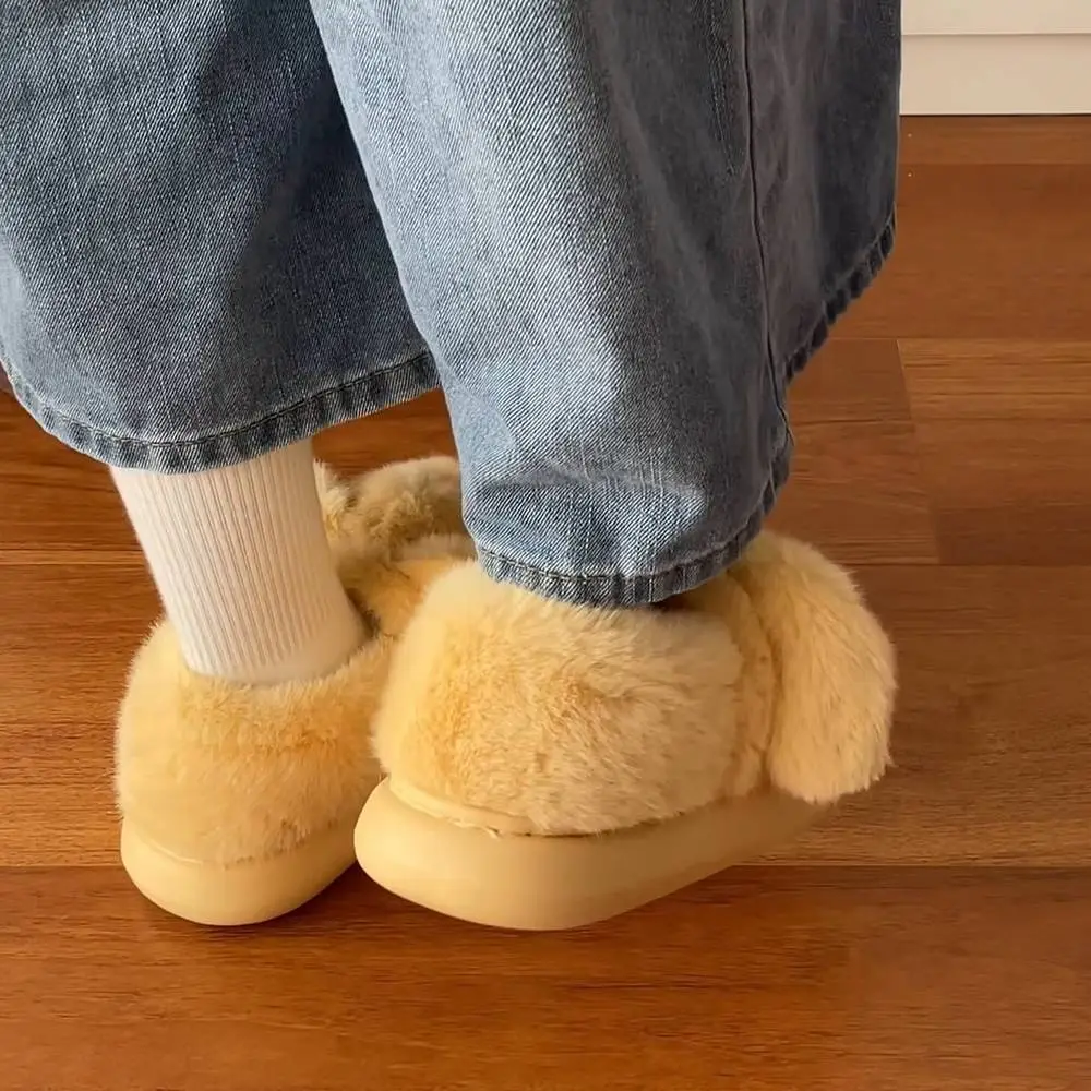 Puppy Furry Women's Plush Slippers Warm Autumn Winter — feature 7