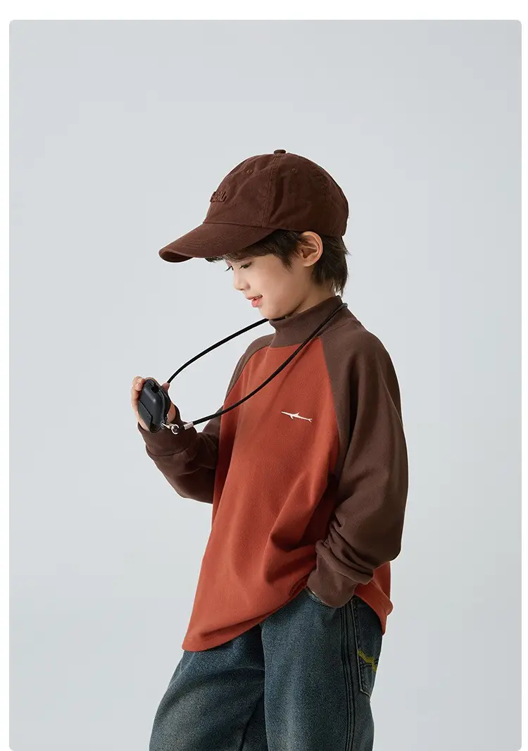 Boys Velvet T-Shirt Underwear Set Winter New Year — feature 10