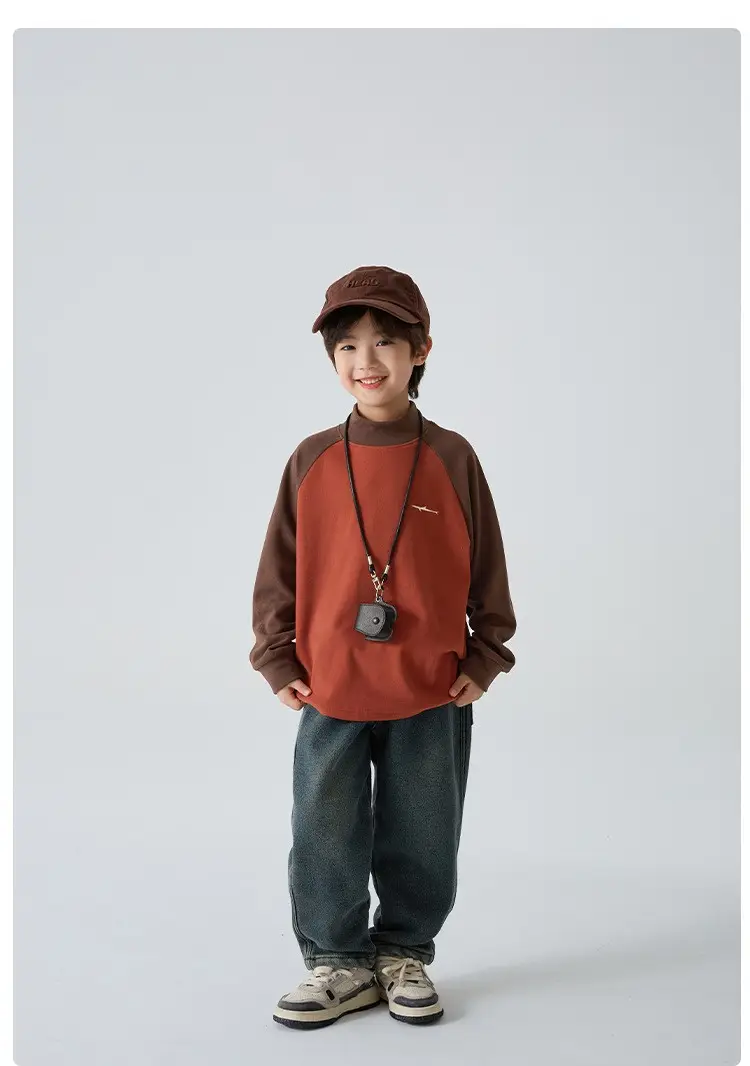 Boys Velvet T-Shirt Underwear Set Winter New Year — feature 11