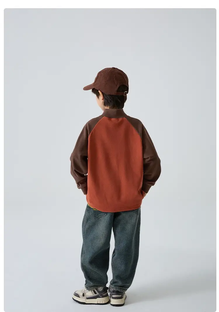 Boys Velvet T-Shirt Underwear Set Winter New Year — feature 12
