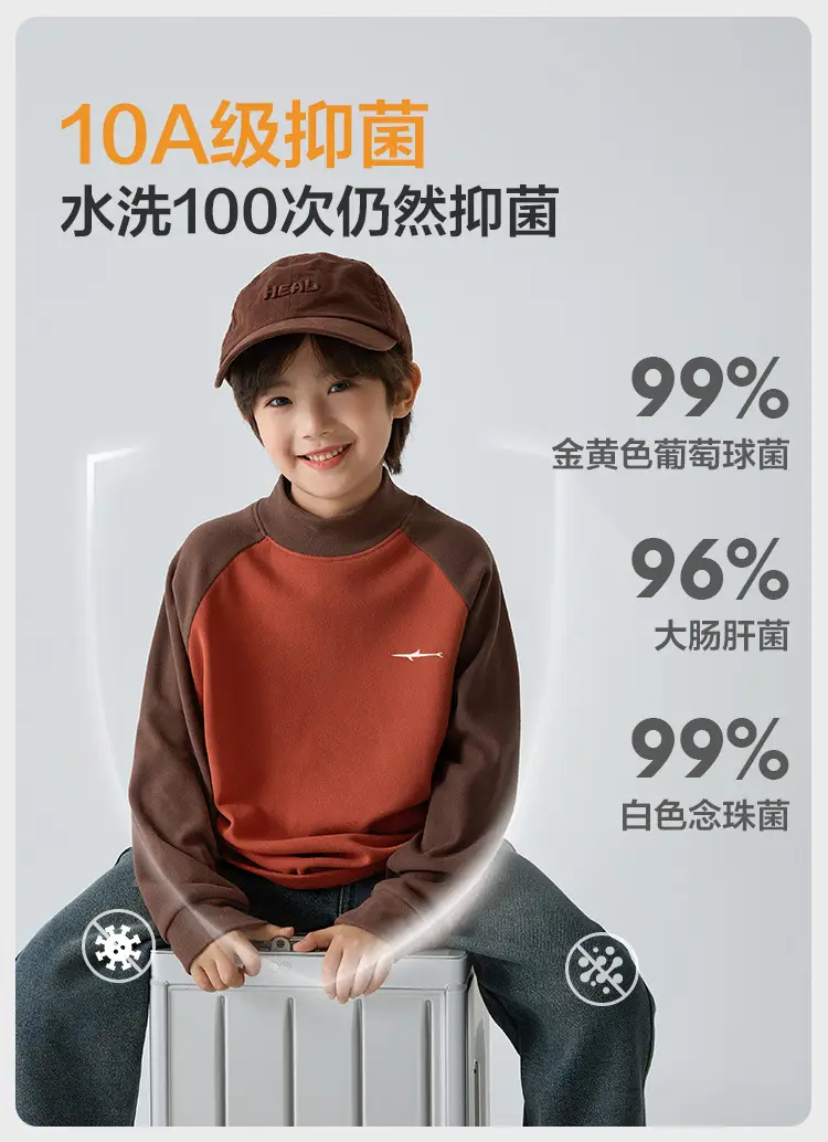 Boys Velvet T-Shirt Underwear Set Winter New Year — feature 5