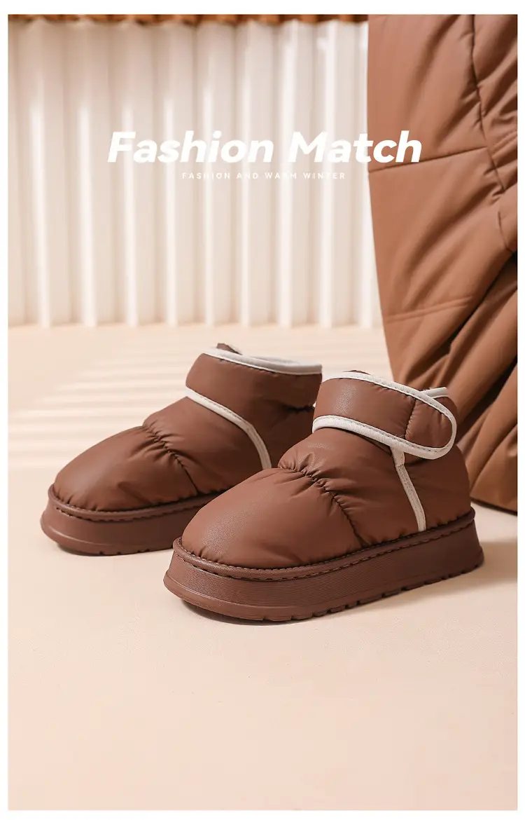 Men's Winter Fleece Lined Warm Heel Slippers — feature 9