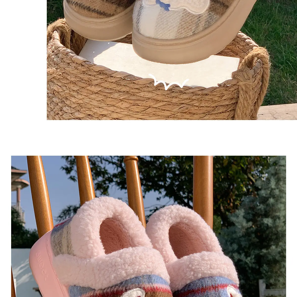 Women's Cotton Winter Plush Slippers Warm Indoor Comfort — feature 15