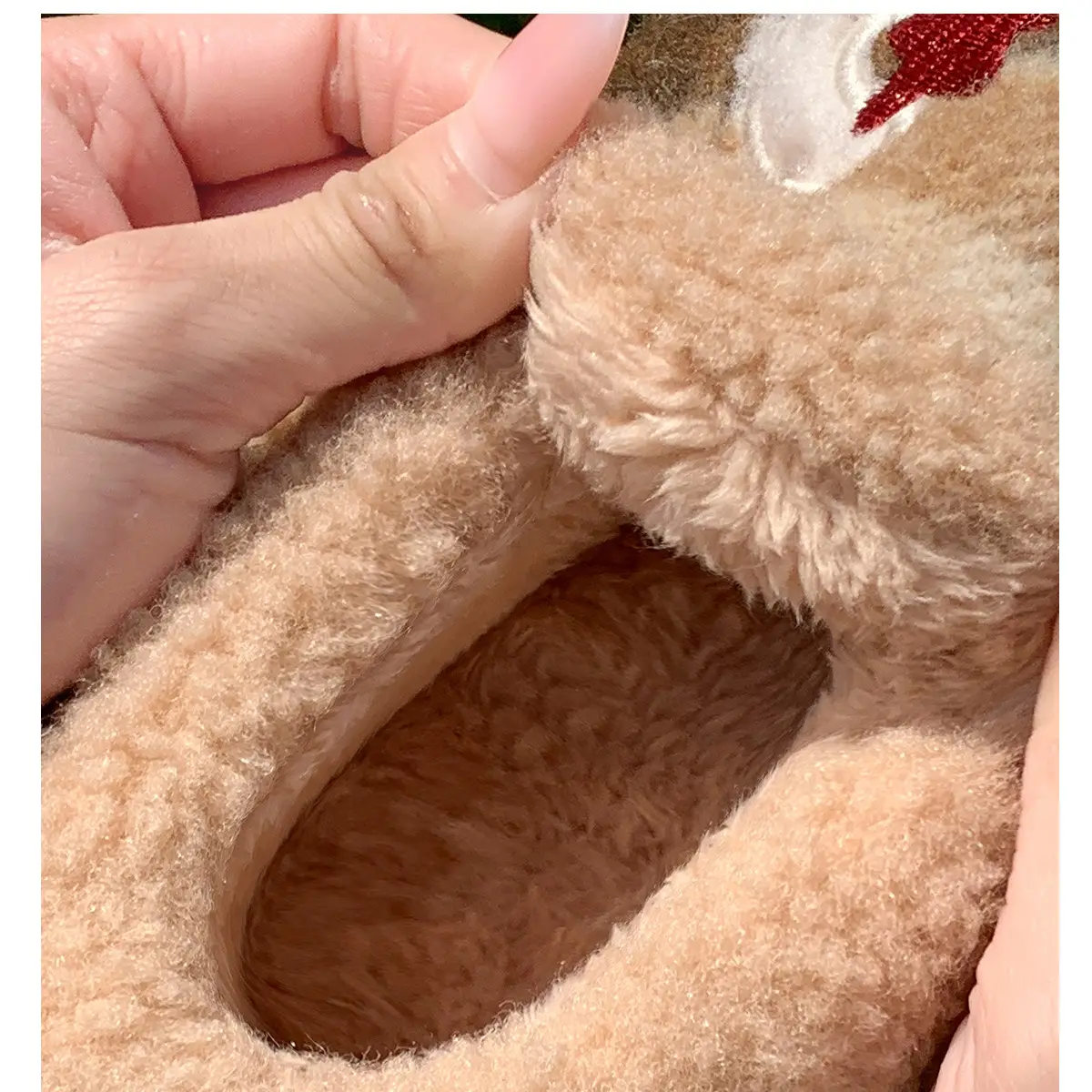Women's Cotton Winter Plush Slippers Warm Indoor Comfort — feature 6