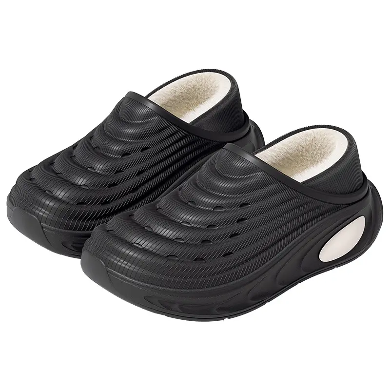 Waterproof Cotton Slippers for Men, Suitable for Outdoor Wear in Autumn and Winter 2026, New Indoor Home Sports Anti-Odor Thick-Soled Cotton Shoes with Heel Cover - Image 8