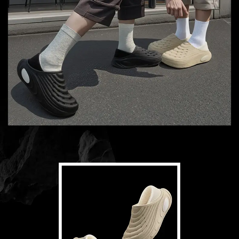 Waterproof Cotton Slippers for Men, Suitable for Outdoor Wear in Autumn and Winter 2026, New Indoor Home Sports Anti-Odor Thick-Soled Cotton Shoes with Heel Cover — feature 16