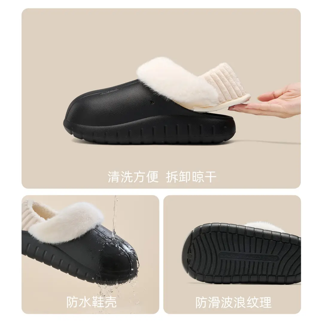 Lidani Cotton Slippers for Women, Winter 2025 New Model, Indoor Home Warm Plush Slippers, Comfortable for Home Use, Men's Version Available - Image 8