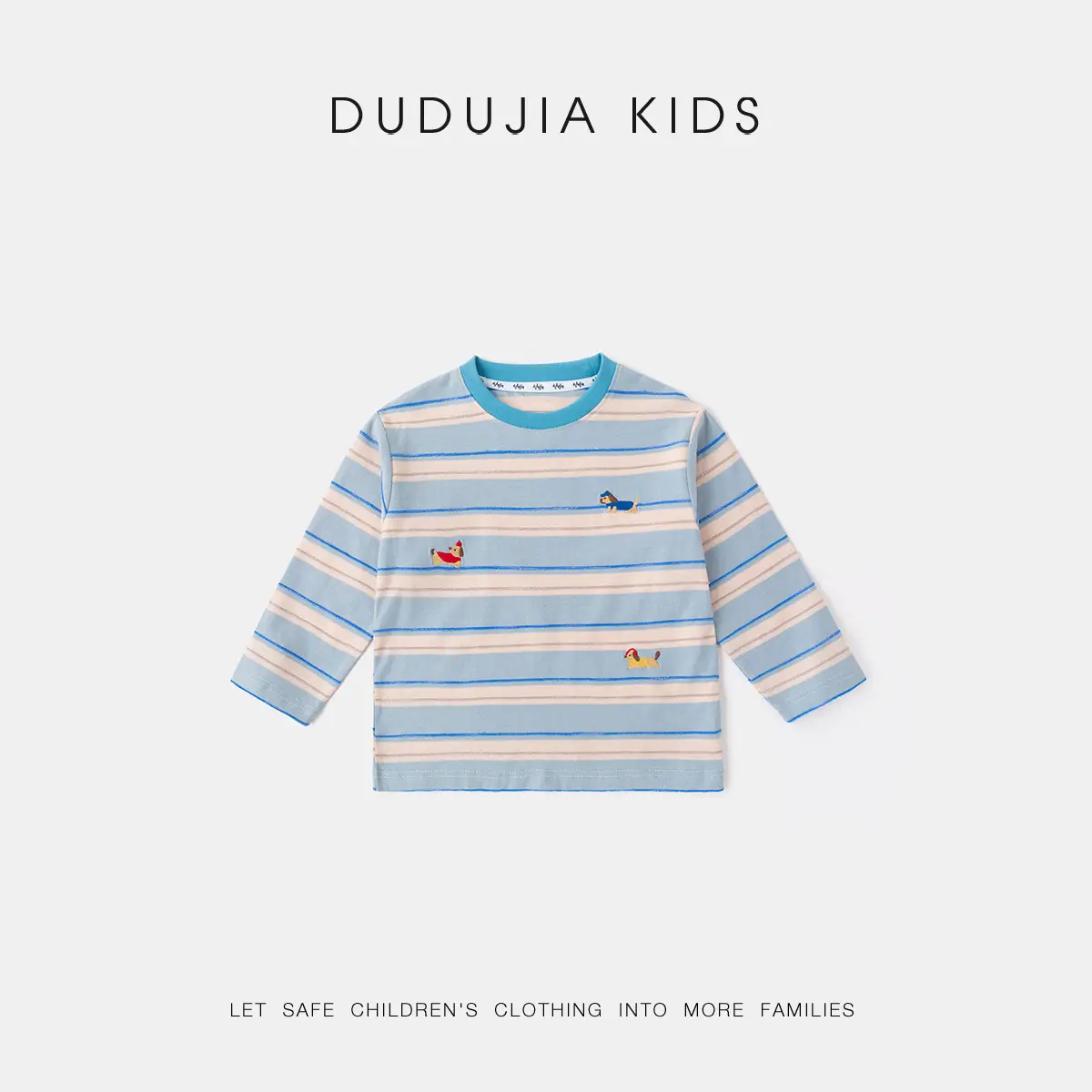 Kids Striped Cotton T-Shirt Spring New Boys - Image 2