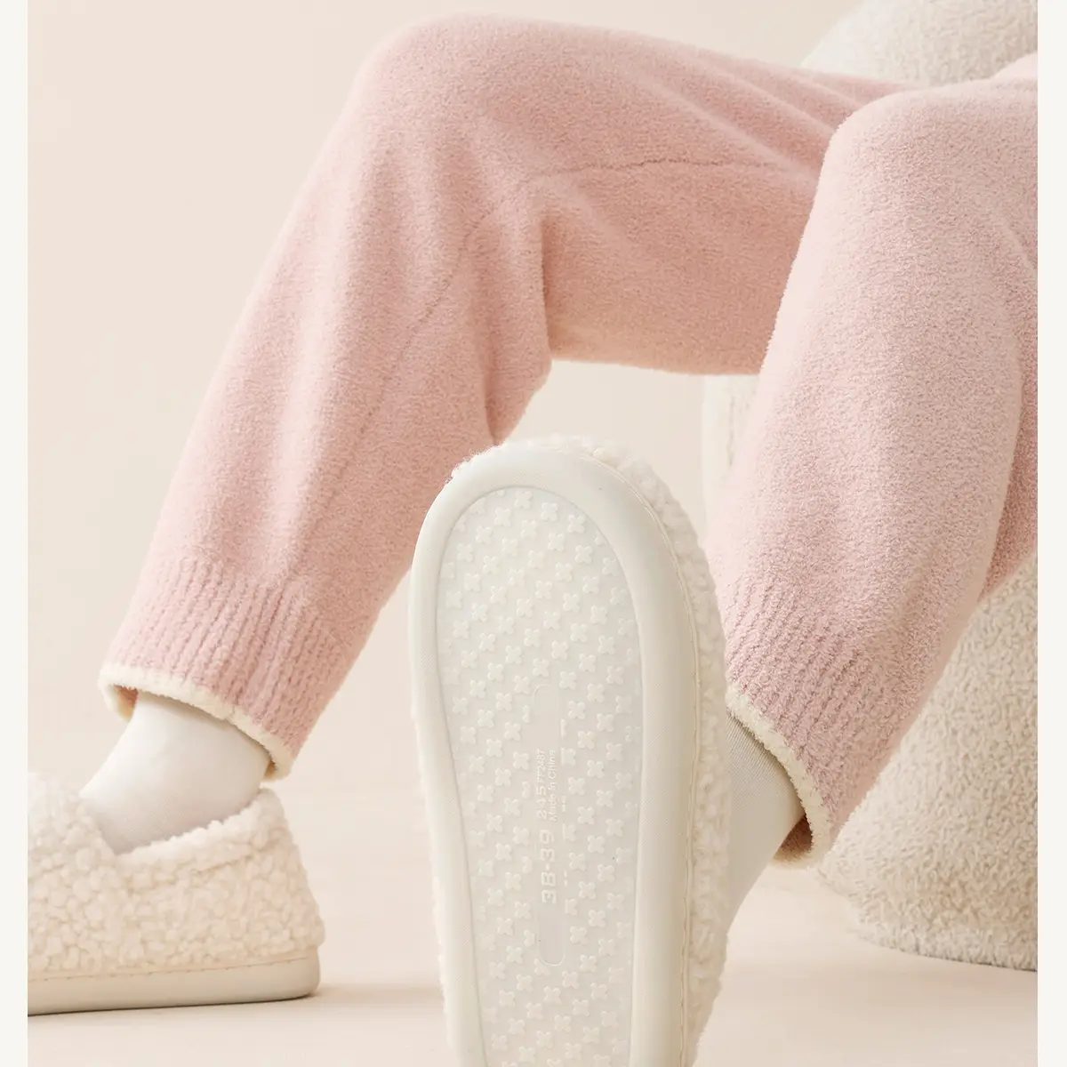Women Furry Slippers Velvet Confinement Winter — feature 14