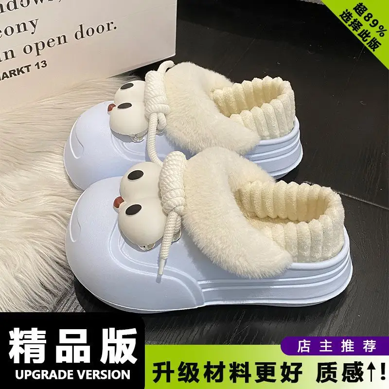 Women's Pink Furry Heel Slippers for Winter Outings - Image 28