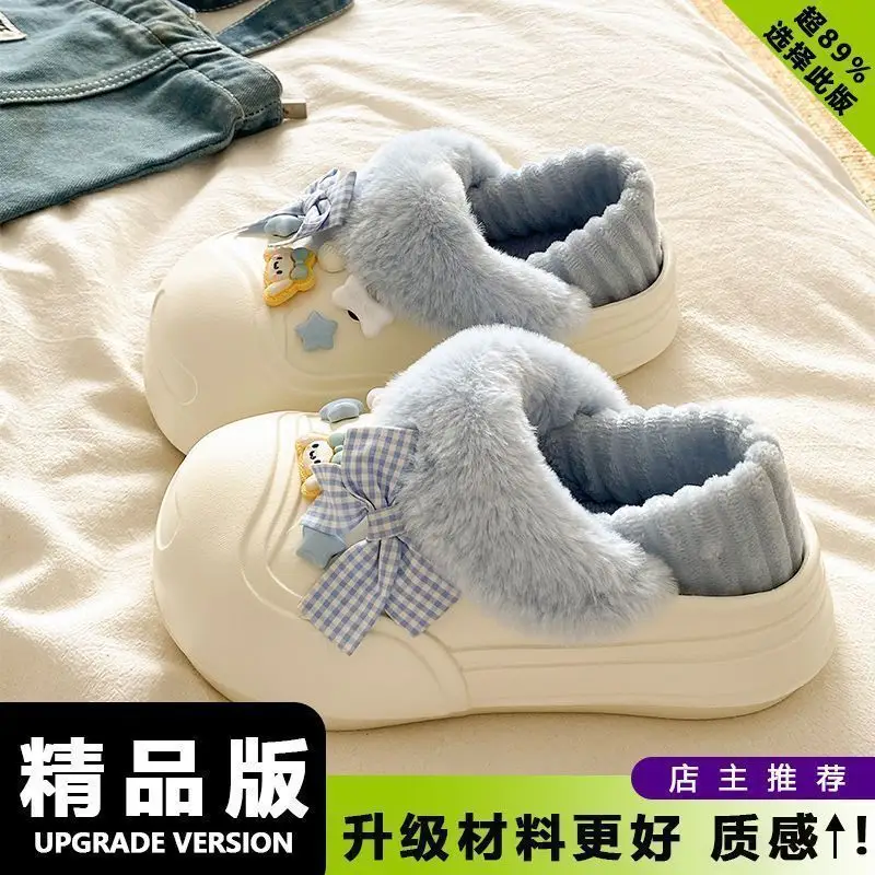 Women's Pink Furry Heel Slippers for Winter Outings - Image 35