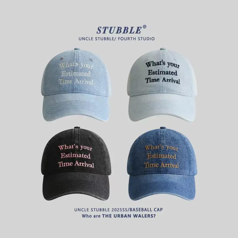 Korean Style Embroidered Baseball Caps for Men Women — feature 2
