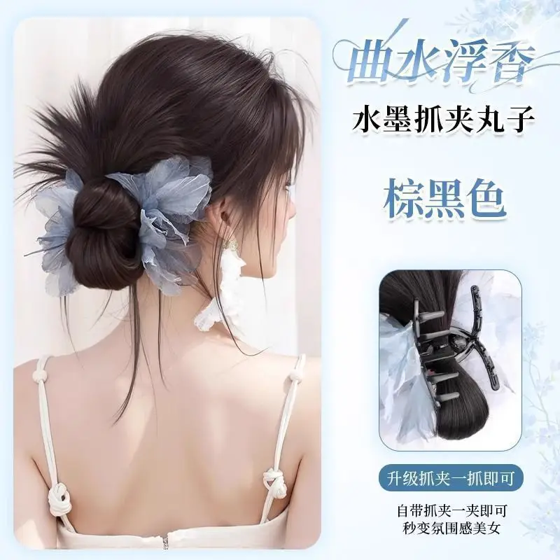 Hair Bun Clip for Women, Lazy Style Hair Clip, Bun Maker, Hair Accessory, Synthetic Hair Bun, Hair Ring - Image 14