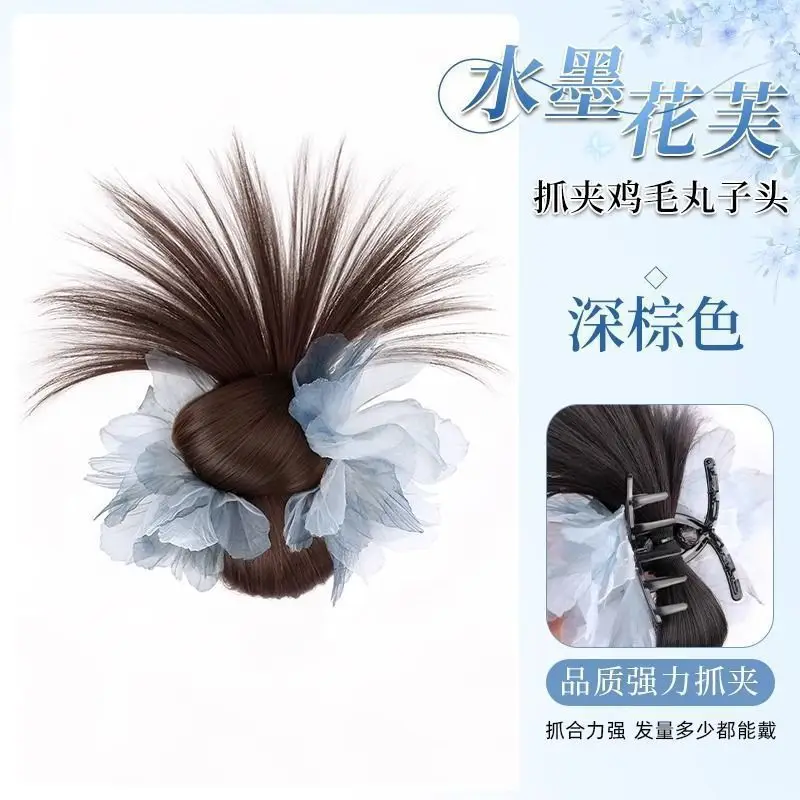 Hair Bun Clip for Women, Lazy Style Hair Clip, Bun Maker, Hair Accessory, Synthetic Hair Bun, Hair Ring - Image 15