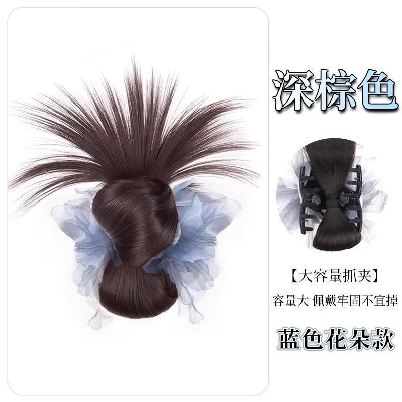 Hair Bun Clip for Women, Lazy Style Hair Clip, Bun Maker, Hair Accessory, Synthetic Hair Bun, Hair Ring - Image 7