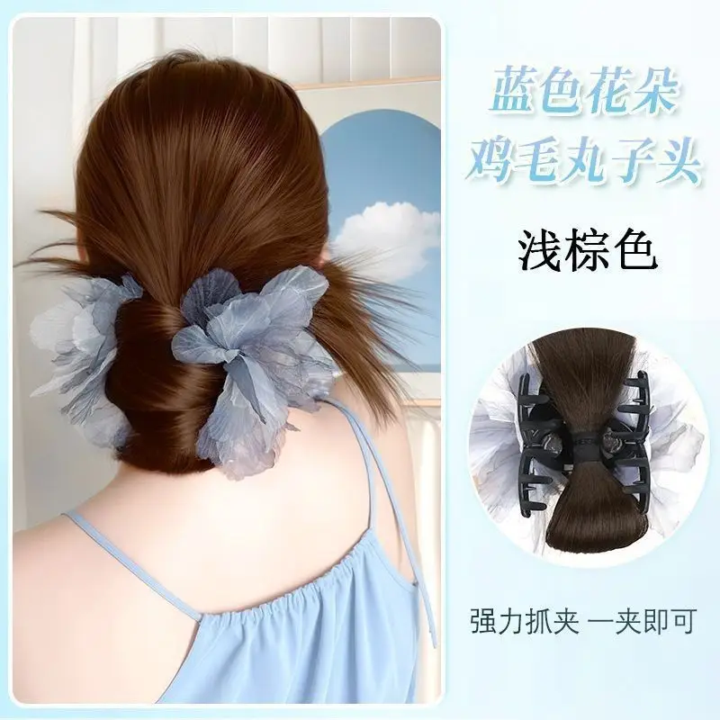 Hair Bun Clip for Women, Lazy Style Hair Clip, Bun Maker, Hair Accessory, Synthetic Hair Bun, Hair Ring - Image 8