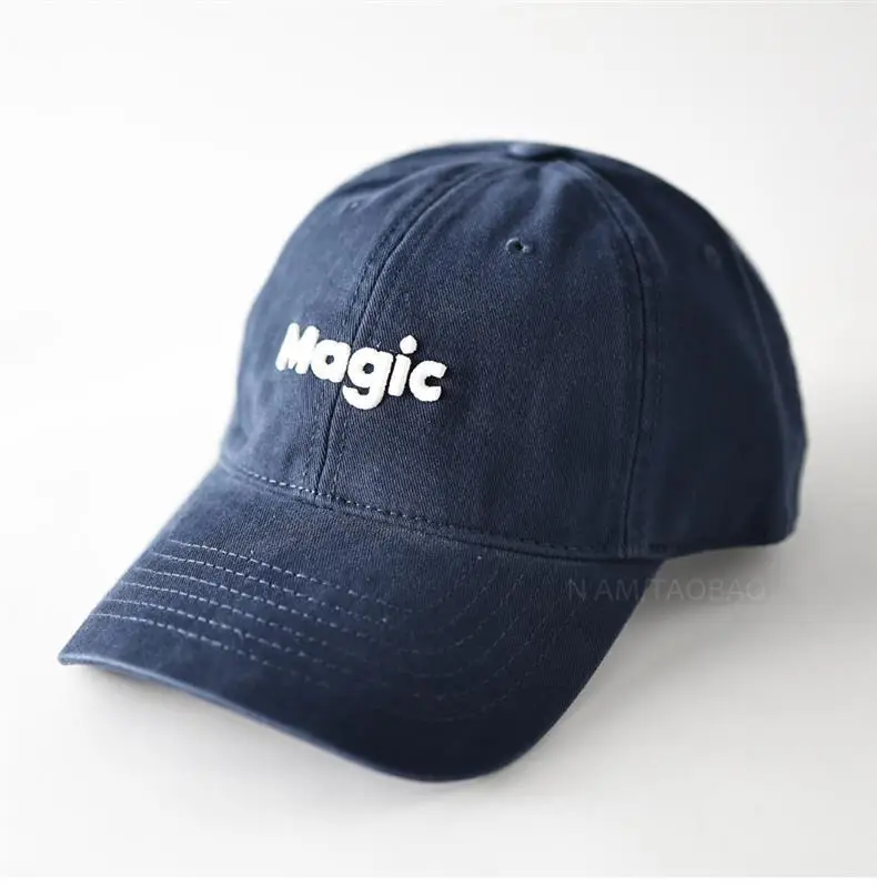 Men Blue Embroidered Baseball Cap Magic — feature 2
