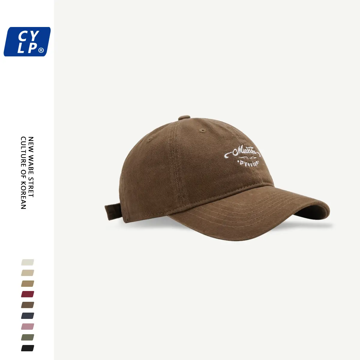 Black Letter Embroidered Baseball Cap Unisex Winter Autumn — feature 14