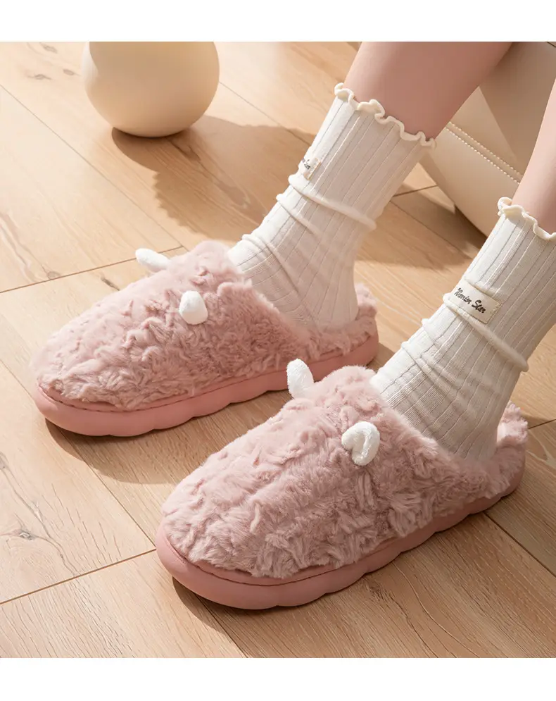 Women Cross-Border Cotton Slippers Winter Warm Non-Slip Thick — feature 14