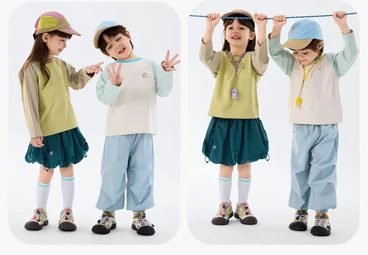 Dudu Kids Long Sleeve T-Shirt 2 Piece Set — feature 16