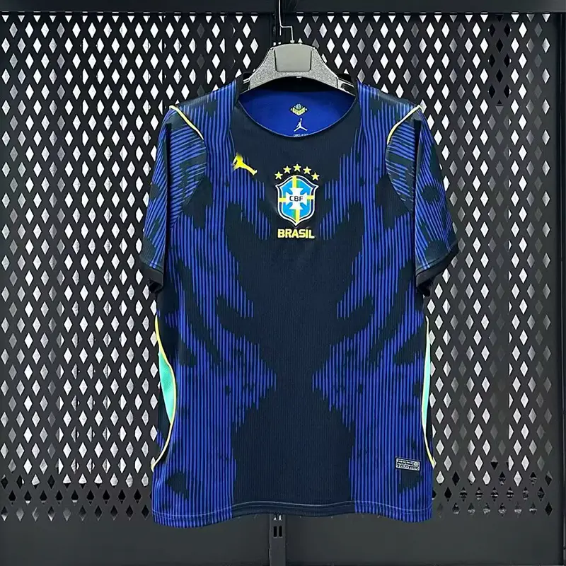 Brazil World Cup Jersey T-Shirt Yellow Blue