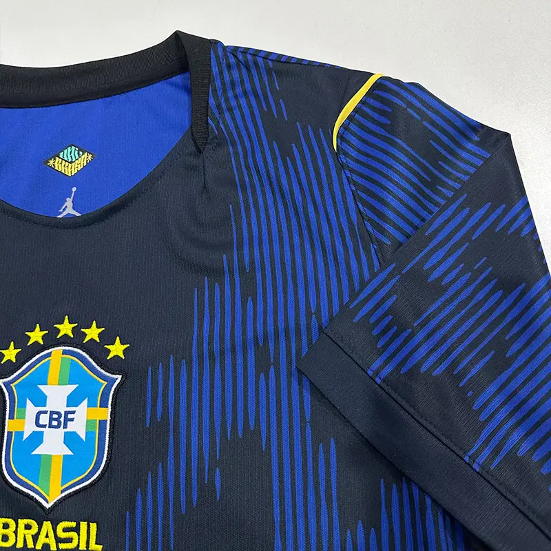 Brazil World Cup Jersey T-Shirt Yellow Blue