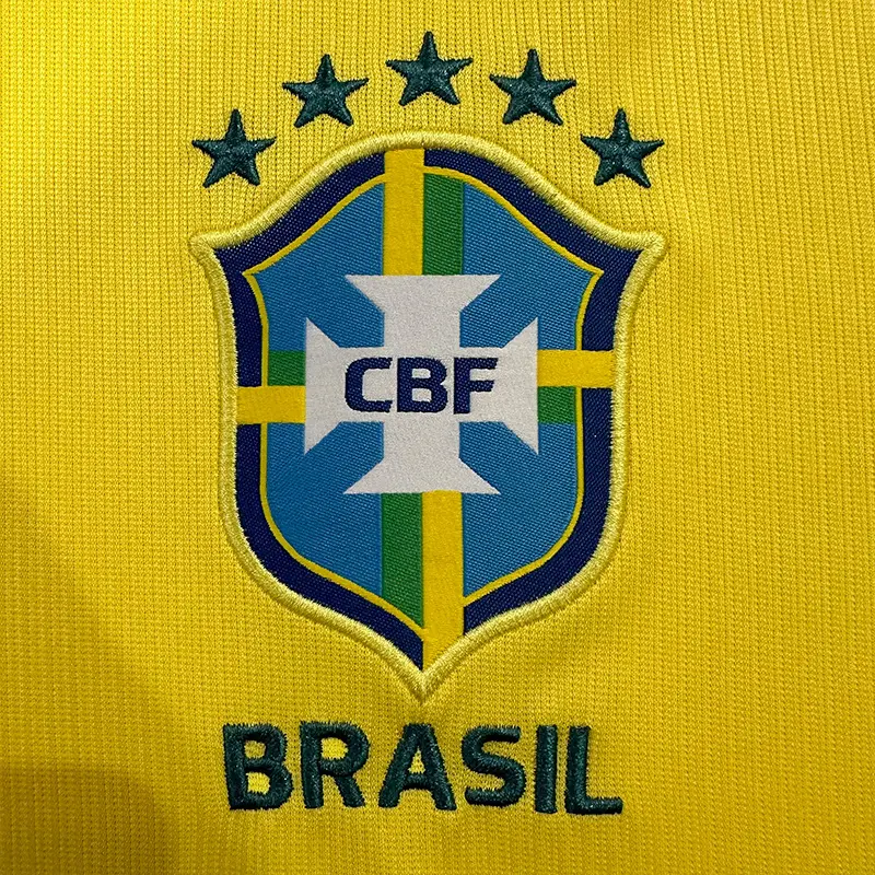 Brazil World Cup Jersey T-Shirt Yellow Blue — feature 6