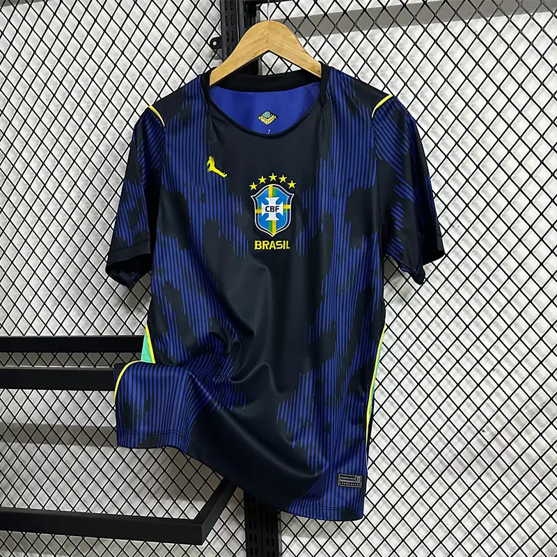 Brazil World Cup Jersey T-Shirt Yellow Blue