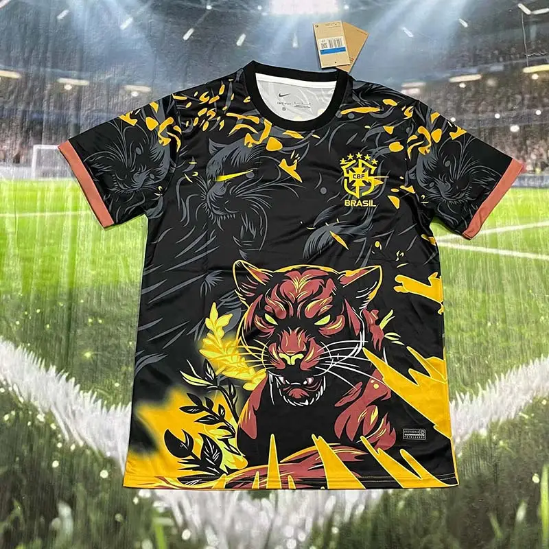 Brazil World Cup Jersey T-Shirt Yellow Blue