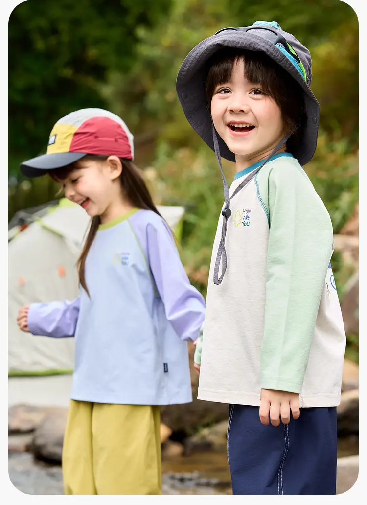Duduia Kids Sun Protection T-Shirt Spring Wear — feature 15