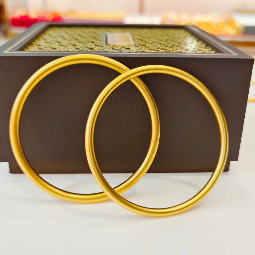 Vietnamese Sand Gold Women's Bracelet, Ancient Heritage Bracelet, Imitation Gold Bracelet, Solid Plain Ring Jewelry, Douyin Live Broadcast Ready Stock — feature 6