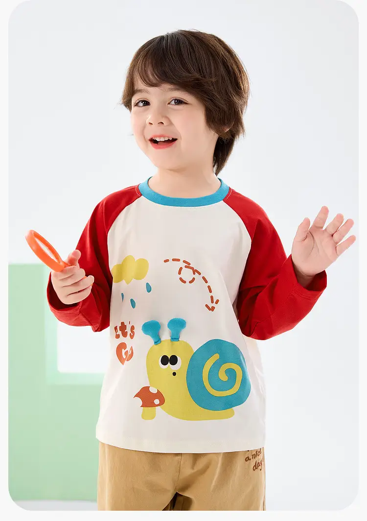 Dudujia 7A Antibacterial Long Sleeve T-Shirt for Boys — feature 22