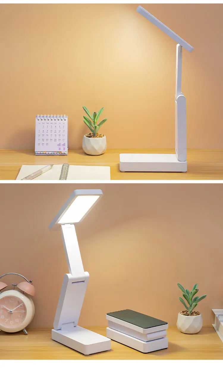 Foldable Desk Lamp, Rechargeable Eye Protection Lamp for Study, Student Dormitory Stackable Portable Large Capacity Ultra-Long Battery Life Desk Lamp — feature 20