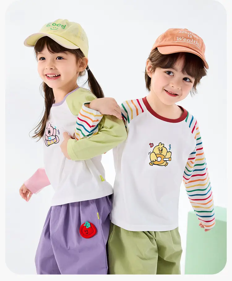Duduja Kids Pink Raglan Sleeve T-Shirt — feature 19
