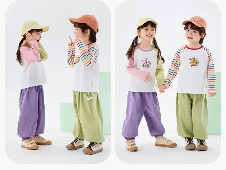 Duduja Kids Pink Raglan Sleeve T-Shirt — feature 22