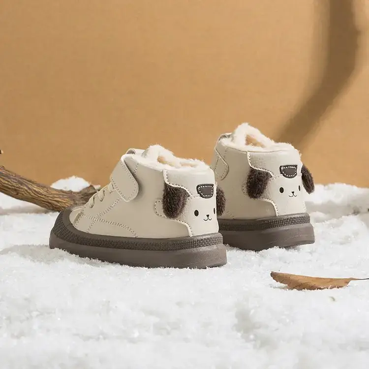 2025 New Winter Baby Boys Cotton Snow Boots Pink Soft Sole — feature 15