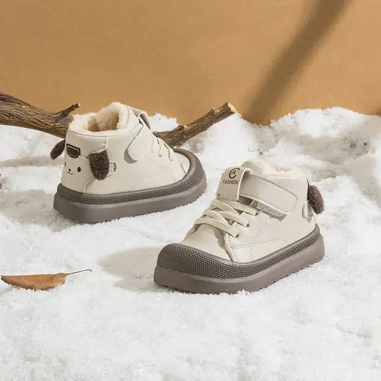 2025 New Winter Baby Boys Cotton Snow Boots Pink Soft Sole — feature 16