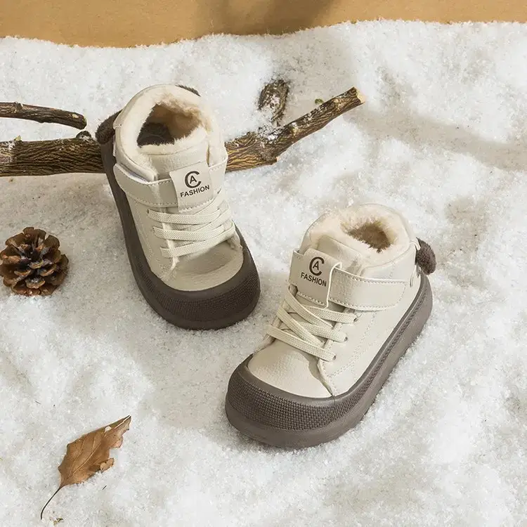 2025 New Winter Baby Boys Cotton Snow Boots Pink Soft Sole — feature 17