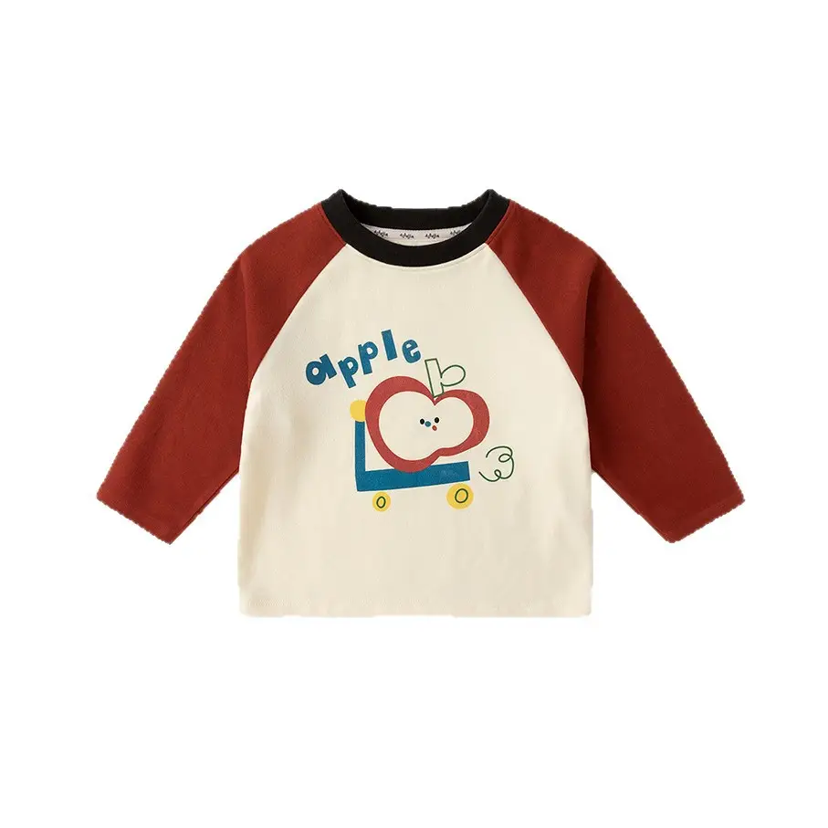 Girls Raglan Sleeve T-Shirt White Black Dudu Jia - Image 8