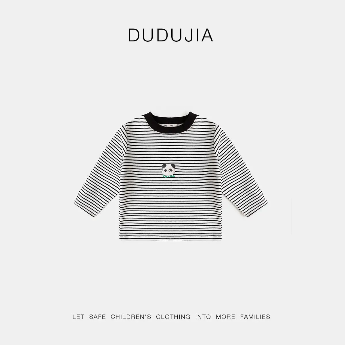 Girls Raglan Sleeve T-Shirt White Black Dudu Jia — feature 31