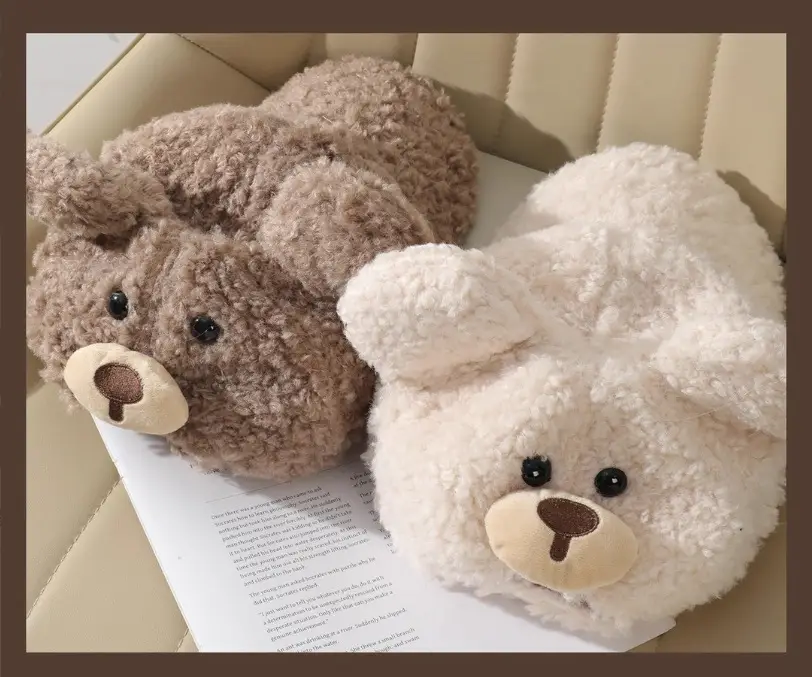 Korean Style Bear Cap Wool Reversible Women Warm Winter — feature 2
