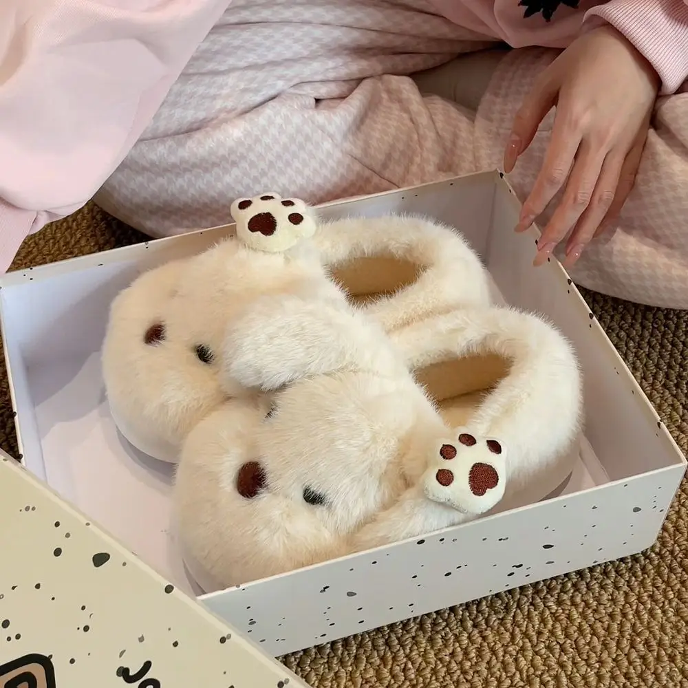 Soft Cat Paw Slippers for Women Cotton Autumn Winter — feature 9