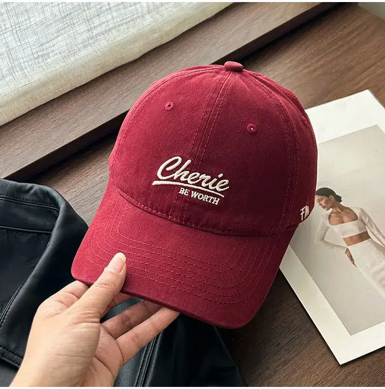 Men Women Red American Retro Baseball Cap 2025 — feature 10