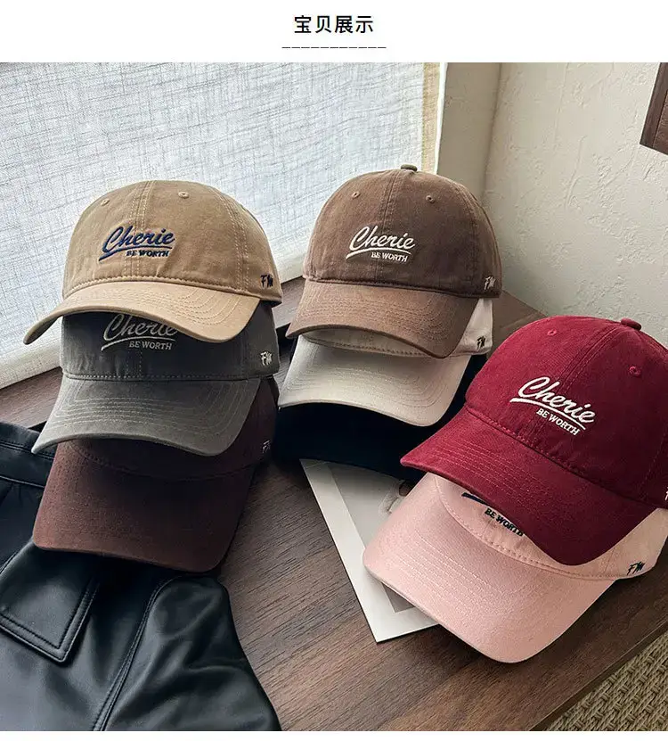 Men Women Red American Retro Baseball Cap 2025 — feature 7