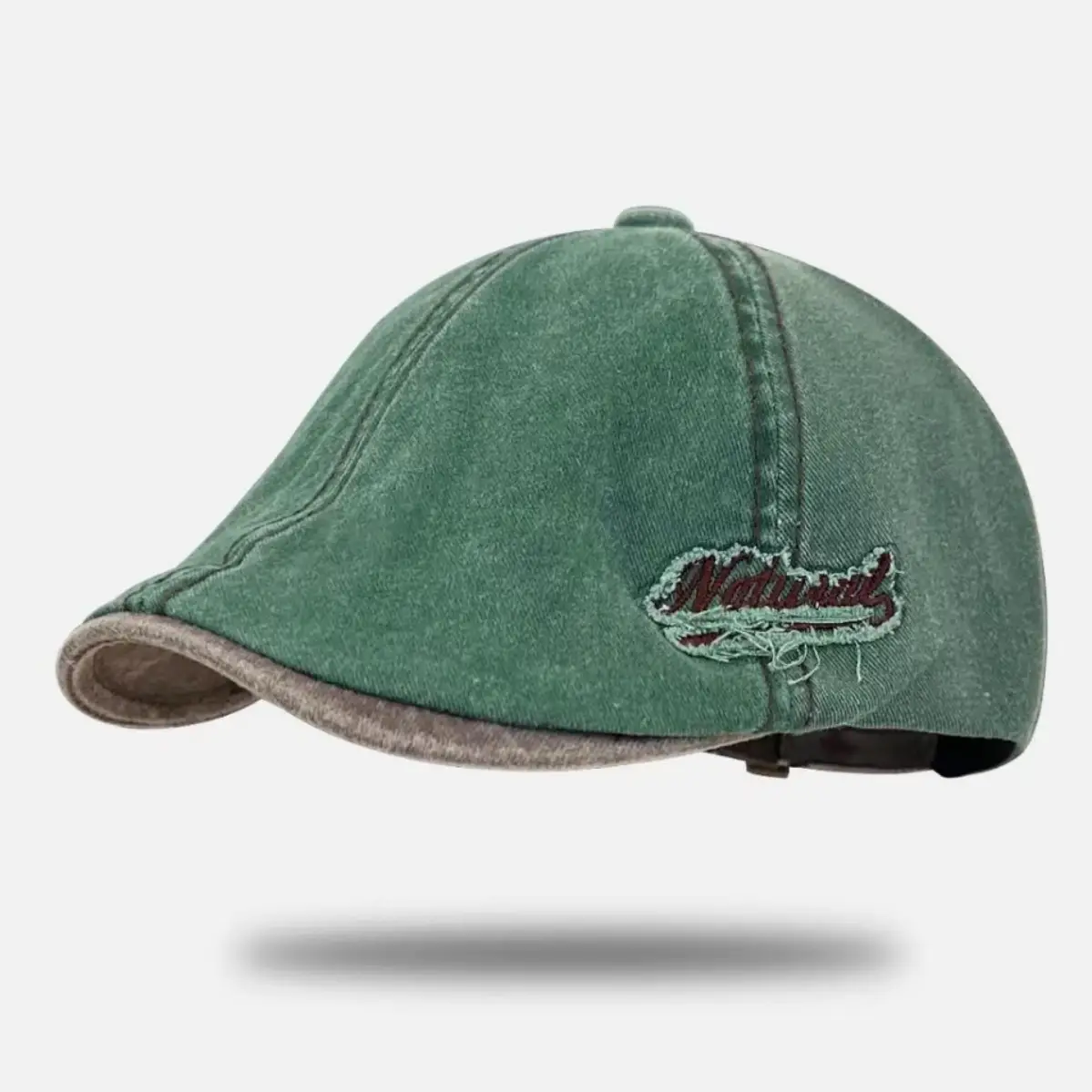Washed Denim Japanese Face-Slimming Cap for Women - Image 10