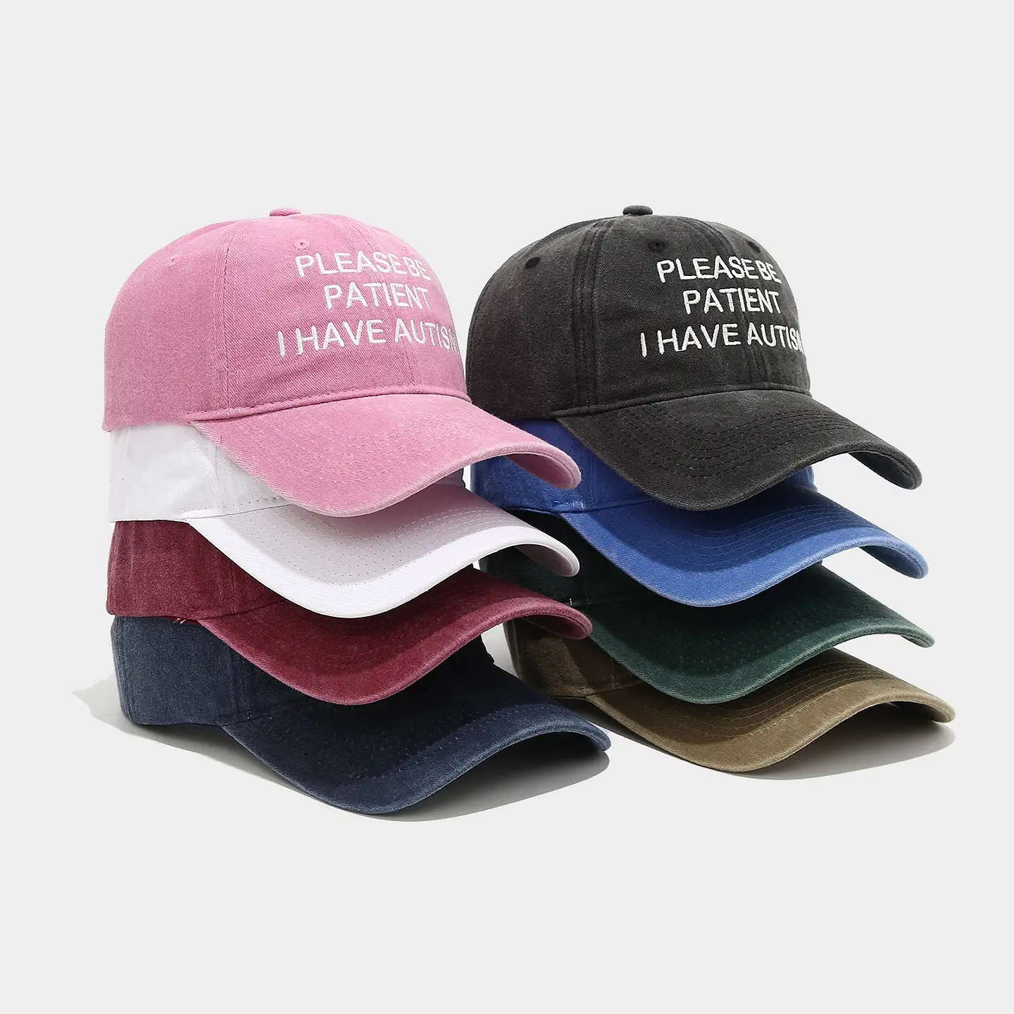 Cross-Border Women's Autism Cap Spring Summer Casual Hat - Image 10