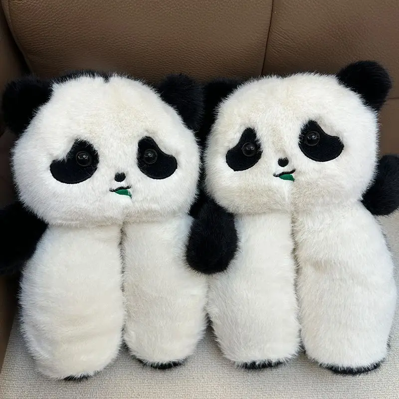 Panda Bag Heel Women's Cotton Slippers Autumn and Winter New Home Indoor All-Inclusive Plush Slippers Outer Wear Cotton Shoes Wholesale - Image 4