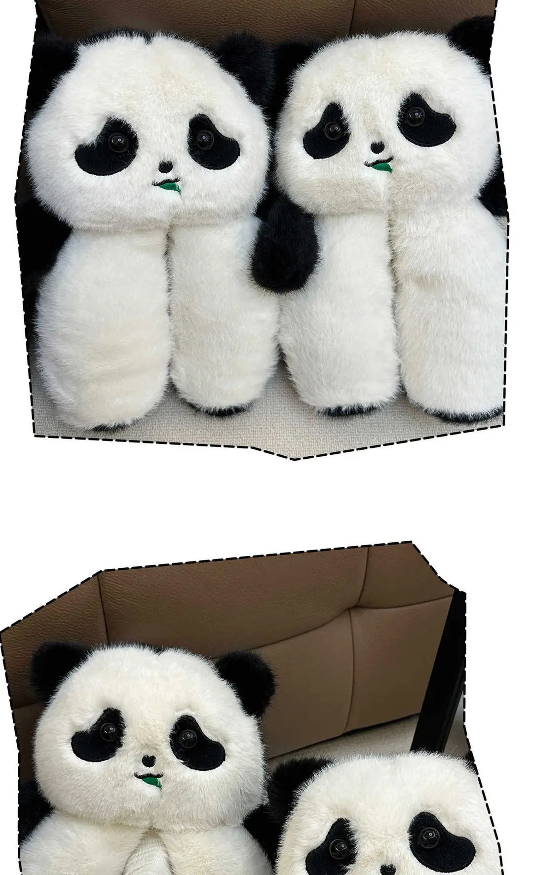 Panda Bag Heel Women's Cotton Slippers Autumn and Winter New Home Indoor All-Inclusive Plush Slippers Outer Wear Cotton Shoes Wholesale — feature 8