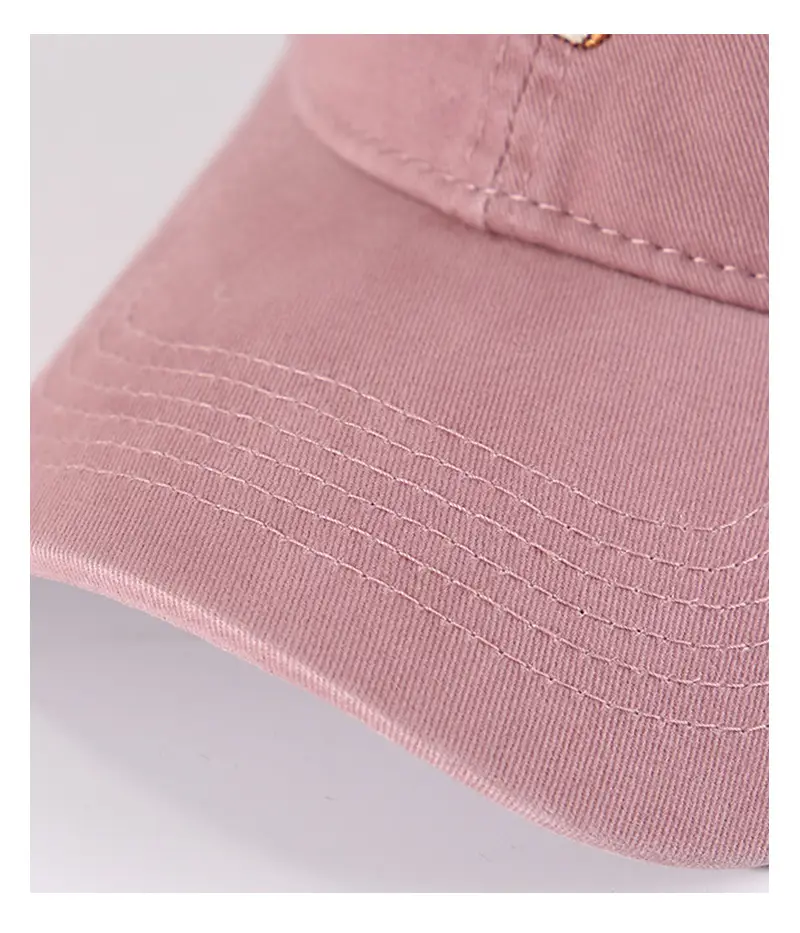 Women Pink Baseball Cap with Embroidered Logo 2025 — feature 11