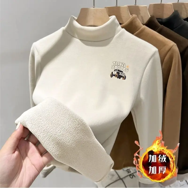 Children Velvet Turtleneck Shirt Medium to XL - Image 19